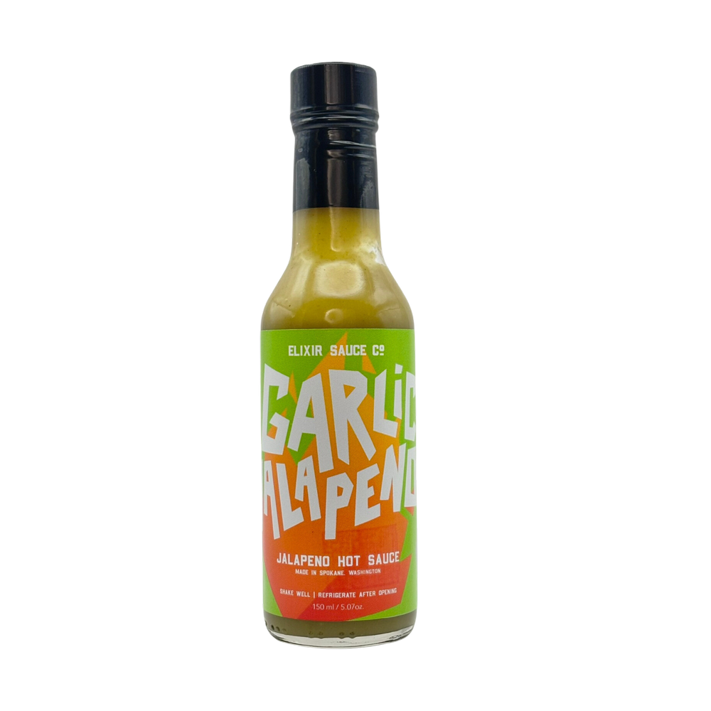 Garlic Jalapeño Hot Sauce — Elixir Sauce Co Hot Sauce Made In Spokane